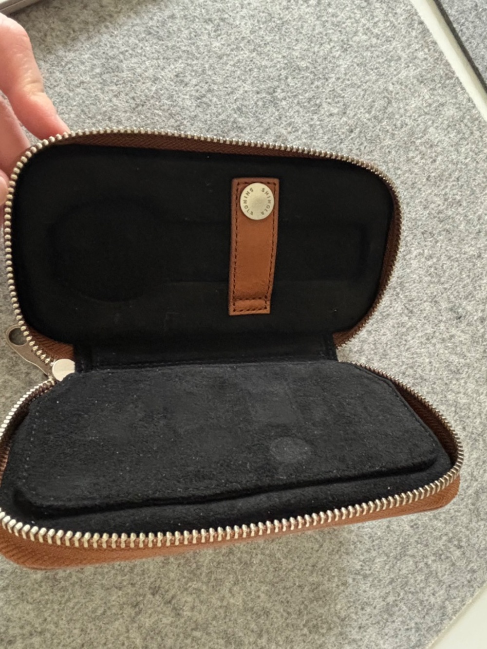 Shinola Travel Watch Case (Tan) - Picture 3 of 6